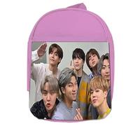MERCHANDMANIA MOCHILA ROSA cantantes kpop run bts yet to come butter on colegio picnic excursión deporte niños