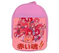 MERCHANDMANIA Mochila Rosa chicas anime fairy tail rias dxd ranma steins gate colegio picnic excursión deporte niños