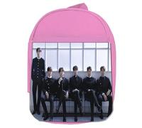 MERCHANDMANIA Mochila Rosa chicos cantantes famosos grupo before you met me colegio picnic excursión deporte niños