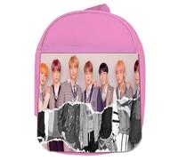MERCHANDMANIA MOCHILA ROSA FAKE LOVE KOREA BTS CHICOS colegio picnic excursión deporte niños