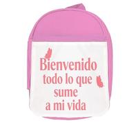 MERCHANDMANIA Mochila Rosa frase bonita consejo positivo amistad colegio picnic excursión deporte niños