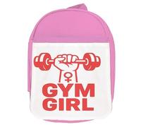 MERCHANDMANIA Mochila Rosa frase gimnasio deporte provocadora gym girl mujer lucha colegio picnic excursión deporte niños