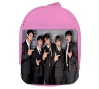 MERCHANDMANIA Mochila Rosa grupo gira mundial cantantes Moonlight shadows colegio picnic excursión deporte niños