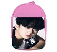 MERCHANDMANIA MOCHILA ROSA StrayKids personaje kpop cantante 2025 Changbin colegio picnic excursión deporte niños