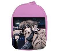 MERCHANDMANIA Mochila Rosa Yofukashi no uta anko uguisu anime romance colegio picnic excursión deporte niños