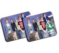 MERCHANDMANIA Pack 2 Alfombrillas Grandes Album Cantantes cancion Hey! Hey! Last Festival Mousepad Raton