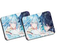 MERCHANDMANIA Pack 2 Alfombrillas Grandes Anime Tsue to Tsurugi no Wistoria Personajes Magia Mousepad Raton