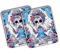 MERCHANDMANIA Pack 2 Alfombrillas Medianas Carta Tarot Graciosa Meme Vida Madre Cocina Amor Mousepad Raton