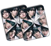 MERCHANDMANIA Pack 2 Alfombrillas Medianas Kids Grupo Coreano Endless Sun Mousepad Raton