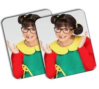 MERCHANDMANIA Pack 2 Alfombrillas Medianas Personaje Serie Antigua llorona Graciosa Mousepad Raton