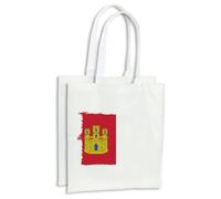 MERCHANDMANIA Pack 2 bolsas bandera castilla la mancha españa comunidad autonoma cocina compra kitchen