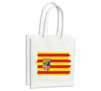 MERCHANDMANIA Pack 2 bolsas bandera de aragon españa comunidad autonoma cocina compra kitchen
