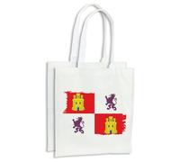 MERCHANDMANIA Pack 2 bolsas bandera de castilla y leon españa comunidad autonoma cocina compra kitchen