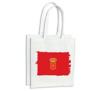 MERCHANDMANIA Pack 2 bolsas bandera de navarra españa comunidad autonoma cocina compra kitchen