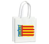 MERCHANDMANIA Pack 2 bolsas bandera de valencia españa comunidad autonoma cocina compra kitchen