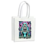MERCHANDMANIA Pack 2 bolsas carta tarot graciosa meme miedo terror wc bater cocina compra kitchen