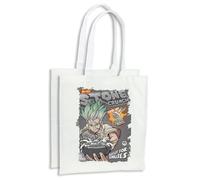 MERCHANDMANIA Pack 2 bolsas doctor dr stone senku desayuno piedra cereales gracioso cocina compra kitchen