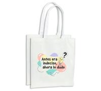 MERCHANDMANIA Pack 2 bolsas frase graciosa chistosa cabeza mente chiste cocina compra kitchen
