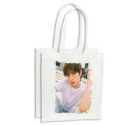 MERCHANDMANIA Pack 2 bolsas lucky to be loved cancion grupo musical mundial cocina compra kitchen