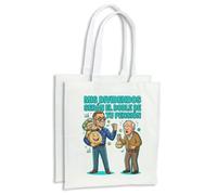 MERCHANDMANIA Pack 2 bolsas maximus frase graciosa dividendos bolsa inversion cocina compra kitchen