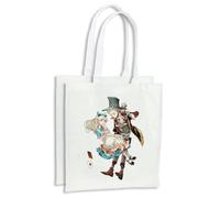 MERCHANDMANIA Pack 2 bolsas pais de las maravillas alicia sombrerero loco te cartas cocina compra kitchen