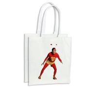 MERCHANDMANIA Pack 2 bolsas super heroe serie retro graciosa risa antigua cocina compra kitchen
