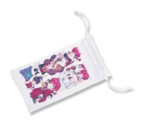 MERCHANDMANIA Pack 2 Fundas Bolsa Multiusos Anime Dibujos rcomedia rumiko Takahashi Serie Gafas Dados rol Personalizada Color