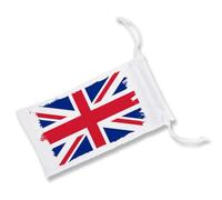 MERCHANDMANIA Pack 2 Fundas Bolsa Multiusos Bandera Inglaterra Londres Ingles Reino Unido UK Gafas Dados rol Personalizada Color
