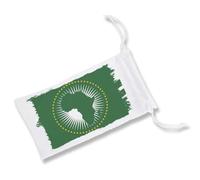MERCHANDMANIA Pack 2 Fundas Bolsa Multiusos Bandera Union Naciones africanas Paises Gafas Dados rol Personalizada Color