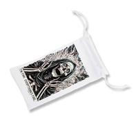 MERCHANDMANIA Pack 2 Fundas Bolsa Multiusos Carta Tarot Graciosa Meme im Fine Todo Esta Bien Gafas Dados rol Personalizada Color