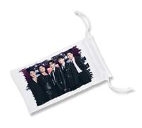 MERCHANDMANIA Pack 2 Fundas Bolsa Multiusos Chicos Cantantes Famosos Grupo Enemies with Benefits Gafas Dados rol Personalizada Color