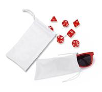 MERCHANDMANIA Pack 2 Fundas Bolsa Multiusos Cosmos garou One Punch Man Lucha Combate peleas Gafas Dados rol Personalizada Color