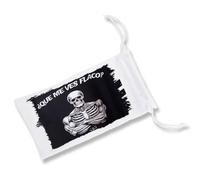 MERCHANDMANIA Pack 2 Fundas Bolsa Multiusos Meme Frase Graciosa Que me Ves Flaco musculos Gafas Dados rol Personalizada Color