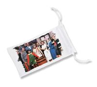 MERCHANDMANIA Pack 2 Fundas Bolsa Multiusos Serie Antigua Retro vecindario vecinos Amigos Gafas Dados rol Personalizada Color