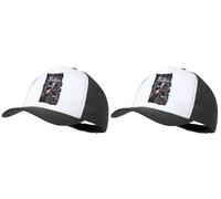 MERCHANDMANIA Pack 2 Gorras Negras Juego Anime RPG Personaje zenless Zone Zero Jane Doe Cap