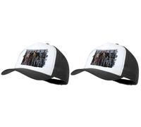 MERCHANDMANIA Pack 2 Gorras Negras The Beyond Grupo Musica Gira Cantantes Mundo Cap