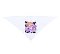 MERCHANDMANIA Pack 2 Pañoletas Grandes triangulares suaves anime chica angel traviesa lujuria pecado dibujo moda cuello fiestas