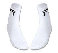 MERCHANDMANIA Pack 2 pares de calcetines suaves talla S-M religion sintoista fe puerta kami espiritus yokai dioses deportivos moda poliester