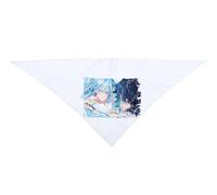 MERCHANDMANIA Pack 4 Pañoletas Grandes triangulares suaves anime Tsue to Tsurugi no Wistoria personajes magia moda cuello fiestas
