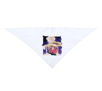 MERCHANDMANIA Pack 4 Pañoletas Grandes triangulares suaves el principito rosa amor estrellas espacio historia moda cuello fiestas