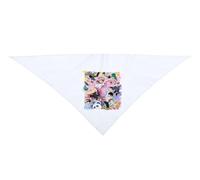 MERCHANDMANIA Pack 4 Pañoletas Grandes triangulares suaves Ponkotsu Fuuki Iin to Skirt-take serie anime romance moda cuello fiestas