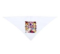 MERCHANDMANIA Pack 4 Pañoletas triangulares suaves Serie Iruma kun cuarta temporada anime dibujos moda cuello fiestas