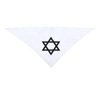MERCHANDMANIA Pack 5 Pañoletas Grandes triangulares suaves religion judia judaismo fe tora diez mandamientos moda cuello fiestas