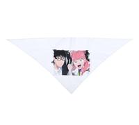 MERCHANDMANIA Pack 5 Pañoletas Grandes triangulares suaves serie anime sheihantai na kimi to boku novios personajes moda cuello fiestas