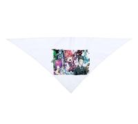 MERCHANDMANIA Pack 6 Pañoletas Grandes triangulares suaves anime Yozakura-san Chi no Daisakusen personajes moda cuello fiestas