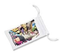 MERCHANDMANIA Pack con 3 Fundas Bolsa Multiusos Akane banashi Geisha Serie Manga sirvientas Modernas Gafas Dados rol Personalizada Color