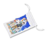 MERCHANDMANIA Pack con 3 Fundas Bolsa Multiusos Anime Dibujos Aharen-San WA Hakarenai Temporada 2 Gafas Dados rol Personalizada Color