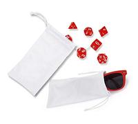 MERCHANDMANIA Pack con 3 Fundas Bolsa Multiusos Ayase Momo dandadan Anime Fanart Shonen Gafas Dados rol Personalizada Color