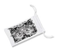 MERCHANDMANIA Pack con 3 Fundas Bolsa Multiusos azathoth HP Lovecraft Pesadilla la Llamada de cthulthu Gafas Dados rol Personalizada Color