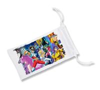 MERCHANDMANIA Pack con 3 Fundas Bolsa Multiusos Caballeros del Zodiaco Anime kyoga Seiya Gafas Dados rol Personalizada Color